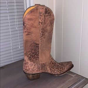 Old Gringo Brown Leopardito Boots - Snip Toe